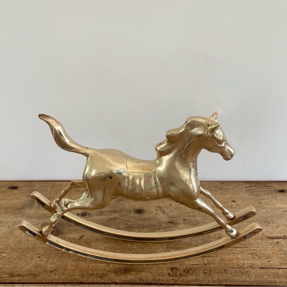Brass Rocking Horse - Picture 7 of 10